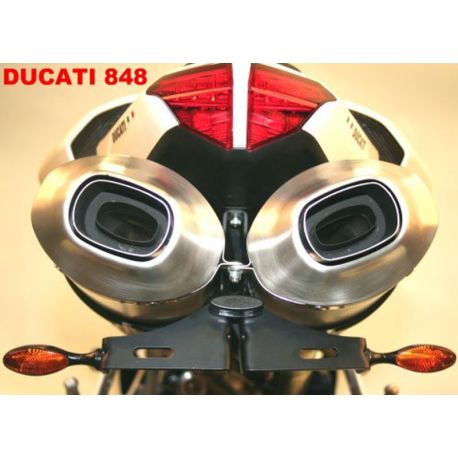 Support de plaque R&G Racing DUCATI 848 1098 1198