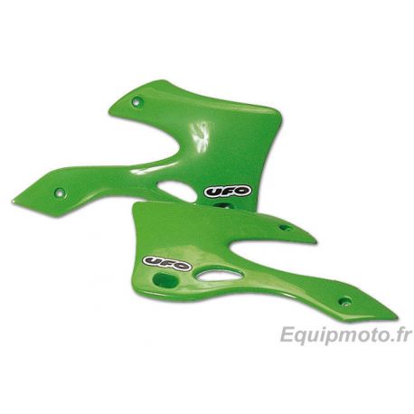 Ouies de radiateurs UFO KAWASAKI KX250 90/91 VERT