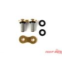 Maillons de chaine de moto à riveter pas 520MX ZJ