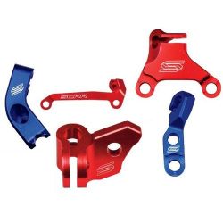 Guide câble d'embrayage SCAR bleu Yamaha YZ450F