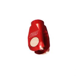 Chape de réglage de frein arrière SCAR alu rouge Kawasaki BC301R