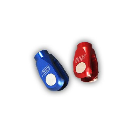 Chape de réglage de frein arrière SCAR alu bleu BC101B