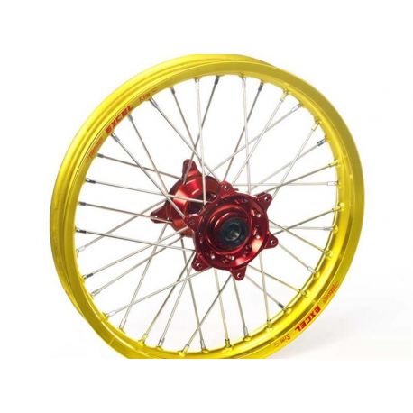 Jante HAAN WHEELS mx enduro moto SUZUKI RM125-250 1999-2008 avant moyeu or