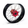 Jante HAAN WHEELS supermotard moto HONDA CR125-250 1995-2007 avant moyeu rouge 0