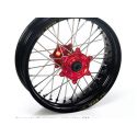 Jante HAAN WHEELS supermotard moto HONDA CR125-250 2002-2007 arriere moyeu rouge