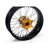 Jante HAAN WHEELS supermotard moto YAMAHA YZ125-250 1999-2013 17x3.50 avant moyeu bleu 1