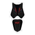 housse de selle bagster YAMAHA YZF-R6 2008 NOIR/NOIR MAT/LETTRES ROUGES