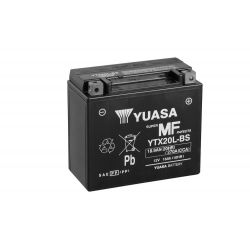 Batterie moto YUASA sans entretien YTX20L-BS