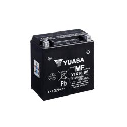 Batterie moto YUASA sans entretien YTX16-BS