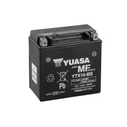 Batterie moto YUASA sans entretien YTX14-BS