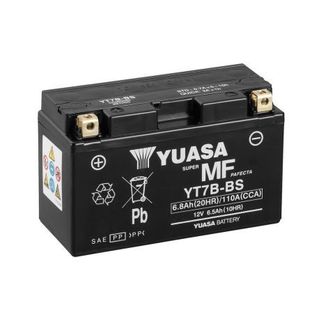 Batteries moto YUASA YT7B-BS