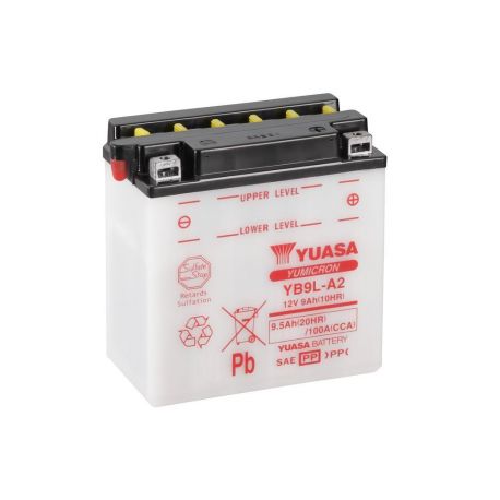 Batteries moto YUASA YB9L-A2
