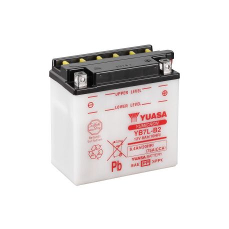 Batteries moto YUASA YB7L-B2
