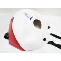 Tapis de reservoir BAGSTER HONDA CBR600 1987-1990 Blanc / Rouge