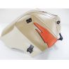 Tapis de reservoir BAGSTER HONDA XL600V TRANSALP 1997-2000 CHAMPAGNE/ORANGE FONCE/MASTIC 0