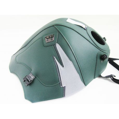 Tapis de reservoir BAGSTER HONDA XL600V TRANSALP 1999-2000 VERT FONCE/POINTE ACIER