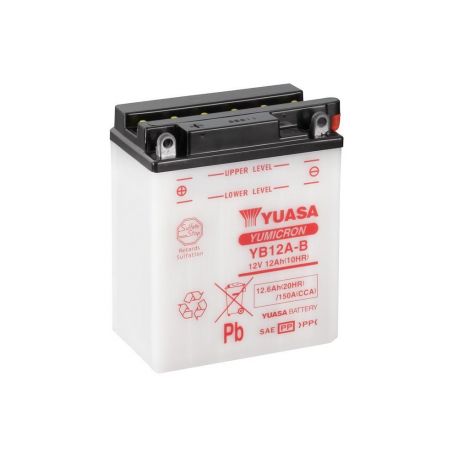 Batteries moto YUASA YB12A-B