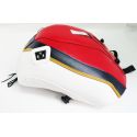 Tapis de reservoir BAGSTER HONDA CBR1000F 1989-1999 ROUGE/BLANC/BANDE MARINE/OR