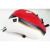 Tapis de reservoir BAGSTER HONDA CBR1000F 1989-1999 ROUGE/BLANC/BANDE MARINE/OR 0