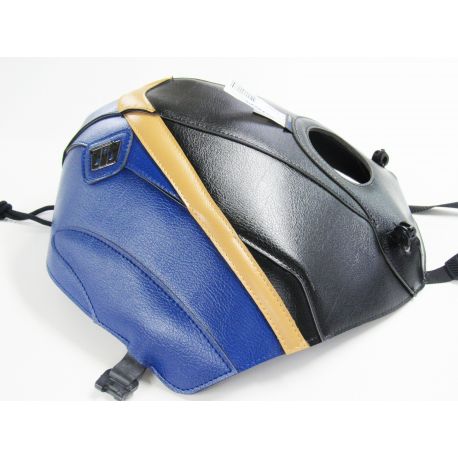Tapis de reservoir BAGSTER HONDA CBR1000F 1989-1999 NOIR/BLEU/BANDE OR