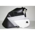 Tapis de reservoir BAGSTER HONDA XRV750 AFRICA TWIN 1990-1992 NOIR/POINTES GRIS/BLANC