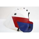 Tapis de reservoir BAGSTER HONDA XRV750 AFRICA TWIN 1990-1992 BLANC/POINTES ROUGE/BLEU