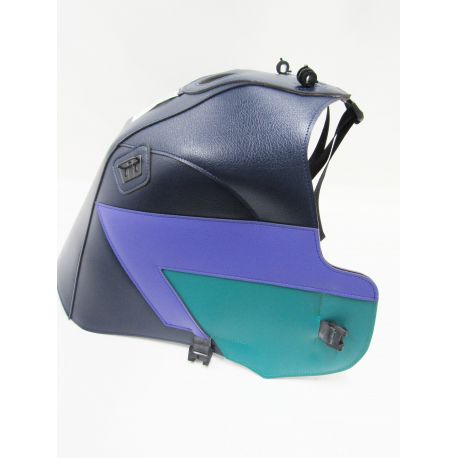 Tapis de reservoir BAGSTER HONDA XRV750 AFRICA TWIN 1990-1992 MARINE/POINTE LILAS/EUCALYPTUS