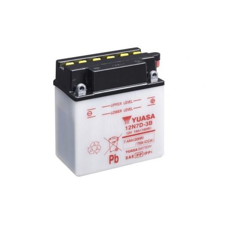 Batteries moto YUASA 12N7D-3B
