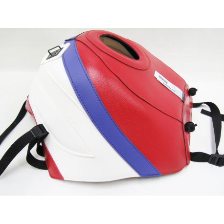 Tapis de reservoir BAGSTER HONDA CBR600F / SPORT 1992-1993 ROUGE/BLANC/DANDE VIOLETTE