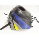 Tapis de reservoir BAGSTER HONDA CBR600F / SPORT 1991-1998 NOIR/BLEU/ACIER/CITRON