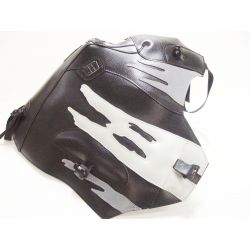 Tapis de reservoir BAGSTER HONDA XRV750 AFRICA TWIN 1993 NOIR / ACIER / GRIS CLAIR