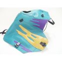 Tapis de reservoir BAGSTER HONDA XRV750 AFRICA TWIN 1993 EUCALYPTUS / VIOLET / HAVANE