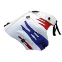 Tapis de reservoir BAGSTER HONDA XRV750 AFRICA TWIN 1994 BLANC / ROUGE / LILAS