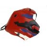 Tapis de reservoir BAGSTER HONDA XRV750 AFRICA TWIN 1998-2003 ROUGE/VIOLET FONCE/BANDE ROUGE 0