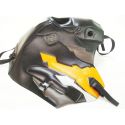 Tapis de reservoir BAGSTER HONDA XRV750 AFRICA TWIN 1996 NOIR / PLOMB / ABRICOT / GRIS