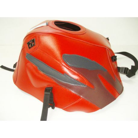 Tapis de reservoir BAGSTER HONDA CB500 1998-1999 ROUGE / BORDEAUX FONCÉ / ANTHRACITE