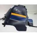 Tapis de reservoir BAGSTER CAGIVA 750 ELEPHANT 900 ELEPHANT 1994-1999 MARINE / BLEU / BANDE JAUNE