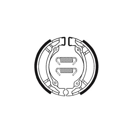 Mâchoires de frein TECNIUM organique BA046 KAWASAKI KX 125 KH 125 KDX 200