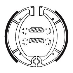 Machoires de frein moto organique BA037