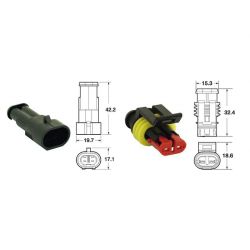 Jeu De 5 Connectiques Générique 3 voies