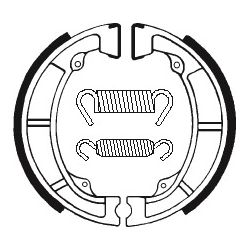 Machoires de frein moto organique BA077