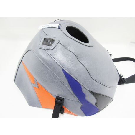 Tapis de reservoir BAGSTER HONDA CBR900RR 1996 ACIER / NOIR / VIOLET FONCÉ / ABRICOT