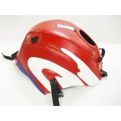 Tapis de reservoir BAGSTER HONDA NSR 125 1998 ROUGE / BLANC / VIOLET FONCÉ