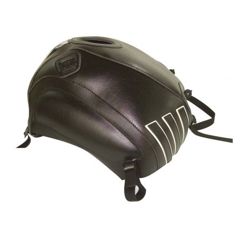 Tapis de reservoir BAGSTER APRILIA RSV 1000 2000 NOIR / DÉCO BLANCHE