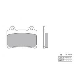 Plaquettes de frein arrière moto BREMBO 07YA17SP métal fritté