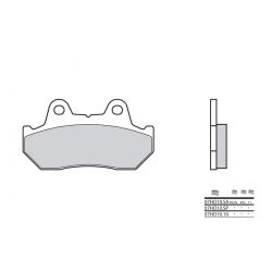Plaquettes de frein moto route métal fritté BREMBO 07HO10SA