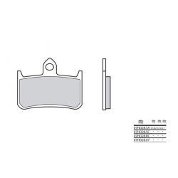 Plaquettes de frein route métal fritté BREMBO 07HO28SA