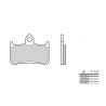 Plaquettes de frein route métal fritté BREMBO 07HO28SA 0