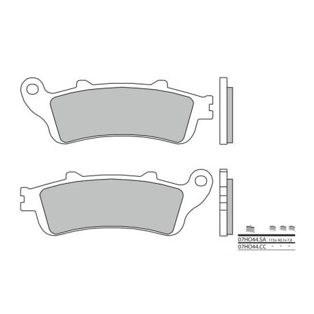 Plaquettes de frein BREMBO 07HO44SA métal fritté