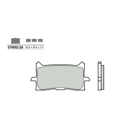 Plaquettes de frein BREMBO 07HO62SA métal fritté